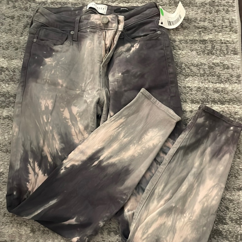 Parker Smith Tie Dye Skinny Leg Jeans